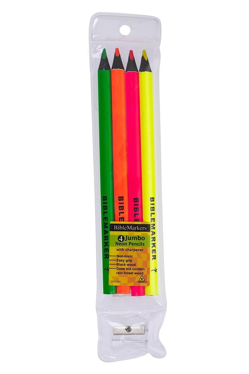 Highlighter Pencil Set - Jumbo (4-Pack)