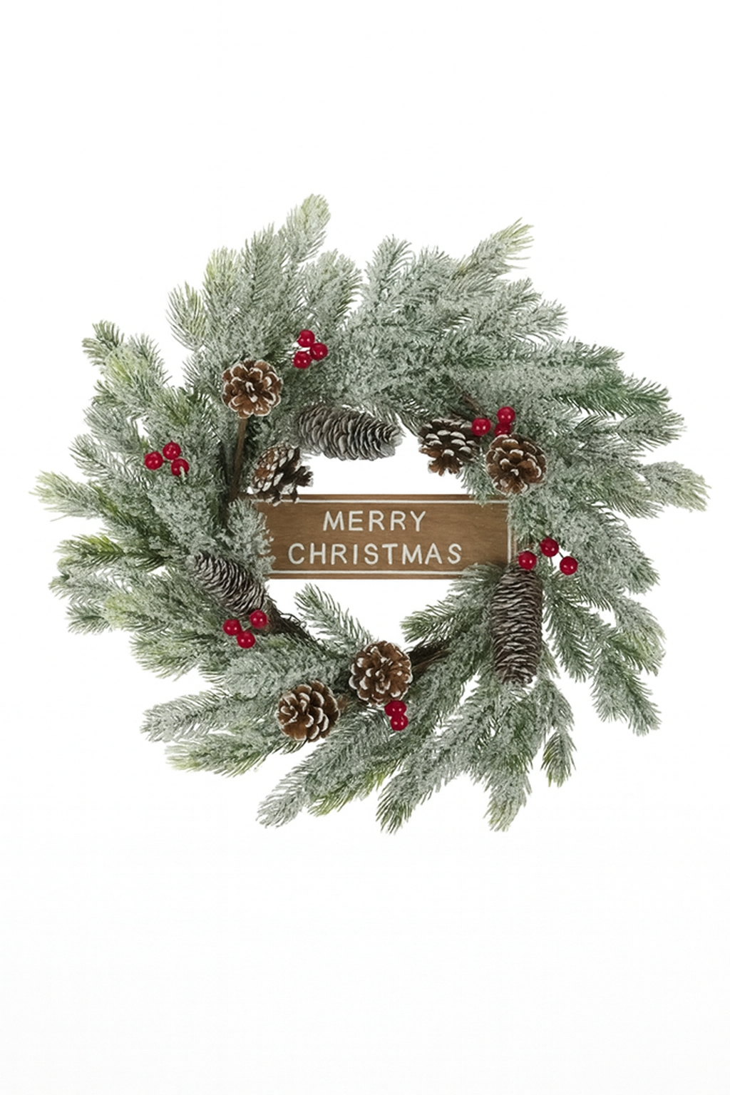 Decorated Wreath - Merry Christmas