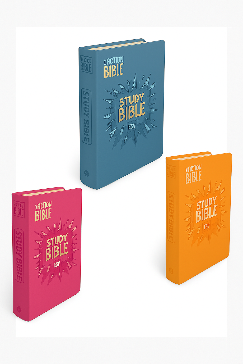 The Action Study Bible - Leathersoft ESV